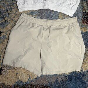 Lululemon Pace Breaker Linerless 7" XXL Natural Ivory